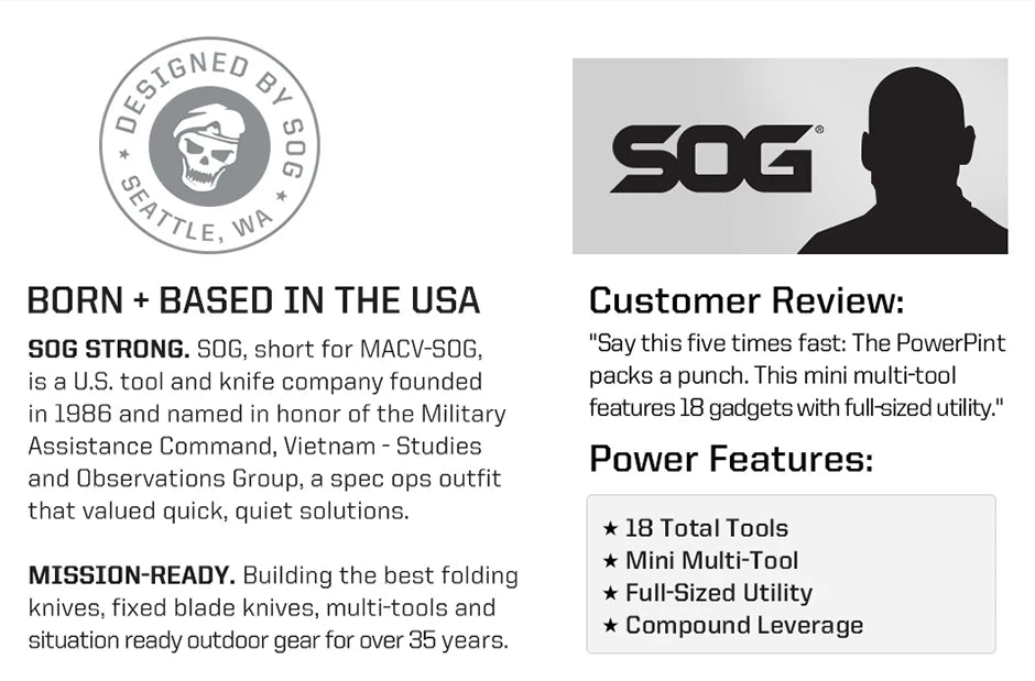 SOG 18-in-1 Tactical Multi-Tool