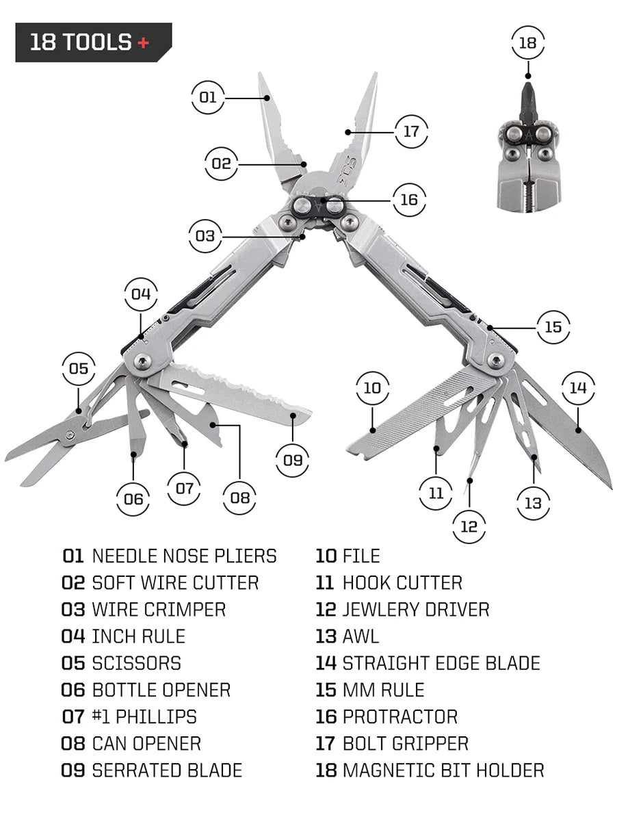 SOG 18-in-1 Tactical Multi-Tool
