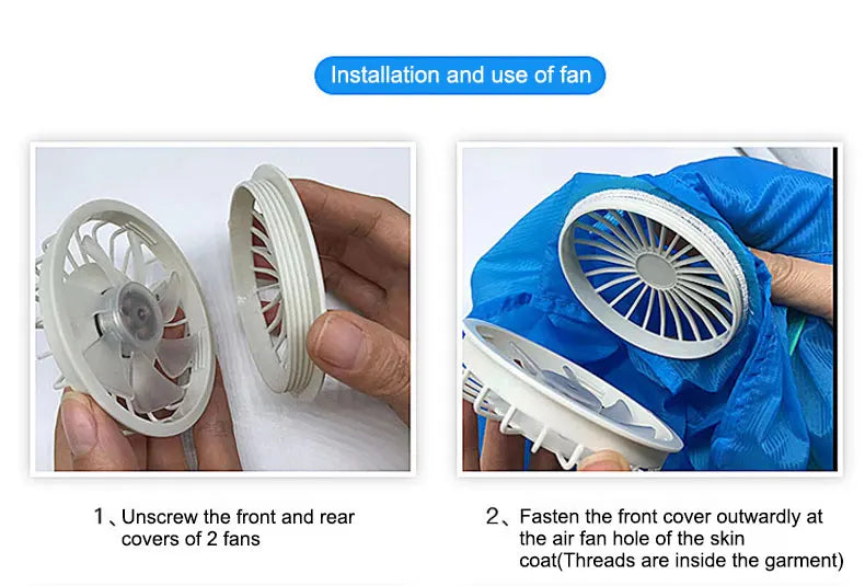 Cooling Fan Jacket – Ultralight Summer Outdoor Vest for Men & Women