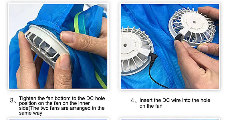 Cooling Fan Jacket – Ultralight Summer Outdoor Vest for Men & Women