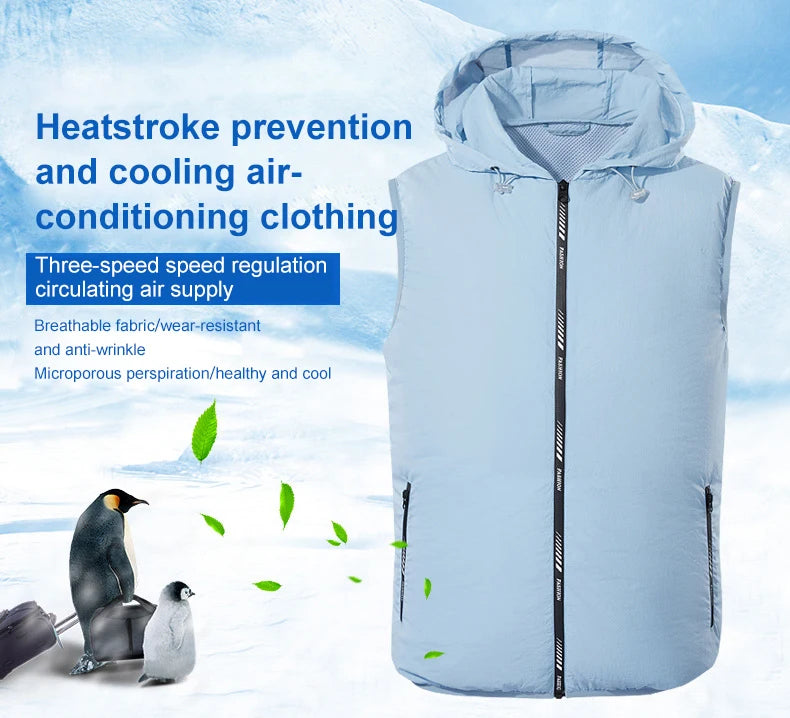 Cooling Fan Jacket – Ultralight Summer Outdoor Vest for Men & Women