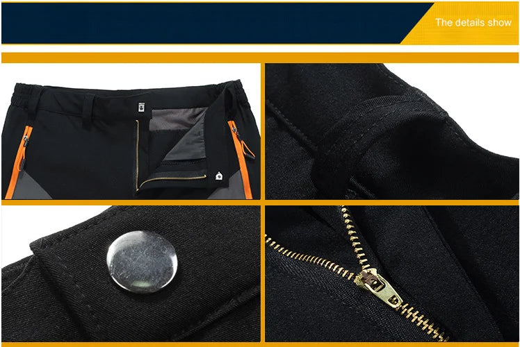 TRVLWEGO Men’s Hiking Pants – Quick Dry, UV-Proof Outdoor Camping Trousers