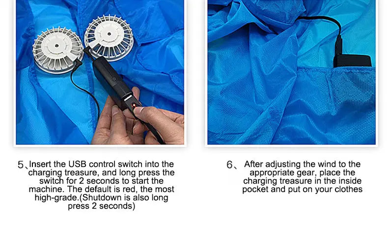 Cooling Fan Jacket – Ultralight Summer Outdoor Vest for Men & Women