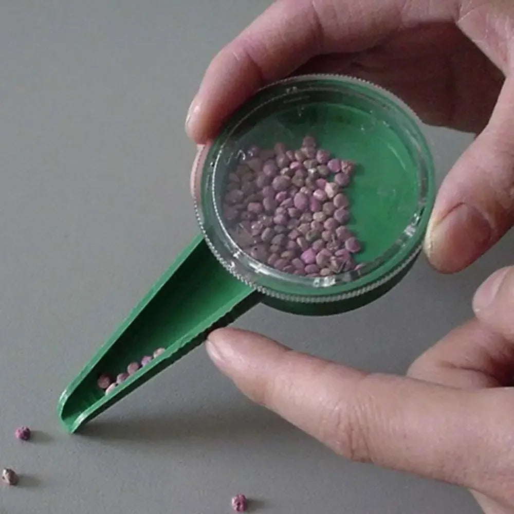 Adjustable Handheld Seed Sower – Garden Planting Tool