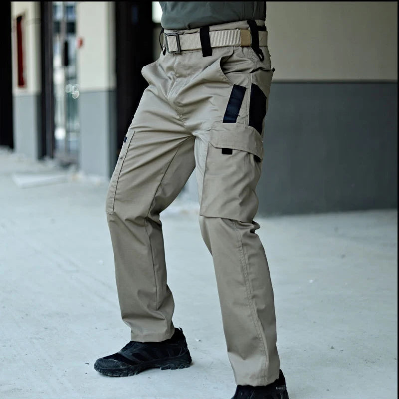 Men’s Tactical Work Pants – Waterproof Outdoor Cargo Trousers with Multi-Pockets