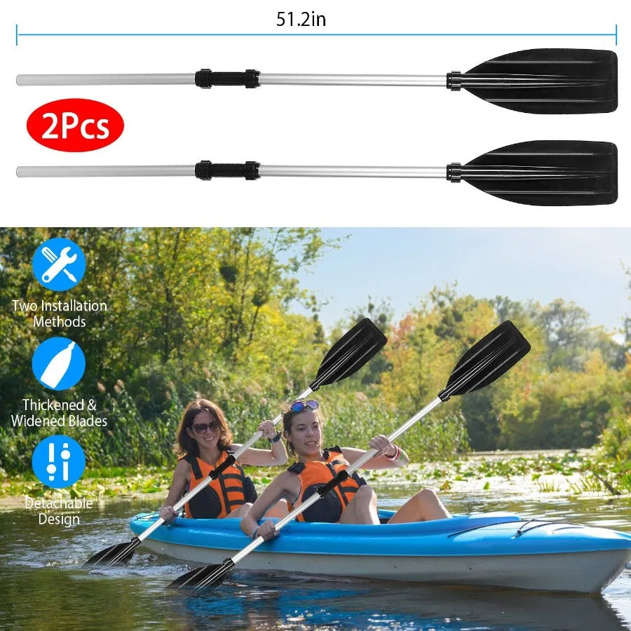 2-Pack Aluminum Kayak Paddles