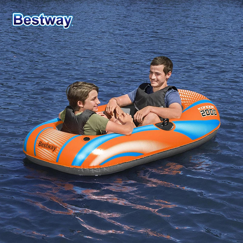 Bestway Inflatable Kayak – 1-3 Person Heavy Duty PVC Rafting Boat