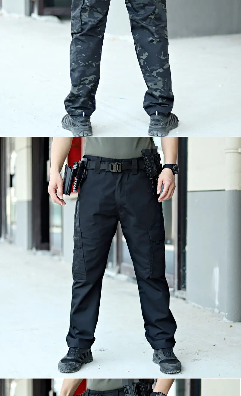 Men’s Tactical Work Pants – Waterproof Outdoor Cargo Trousers with Multi-Pockets