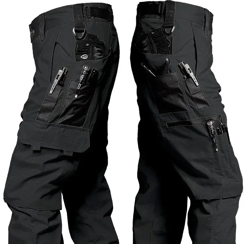 Men’s Tactical Work Pants – Waterproof Outdoor Cargo Trousers with Multi-Pockets