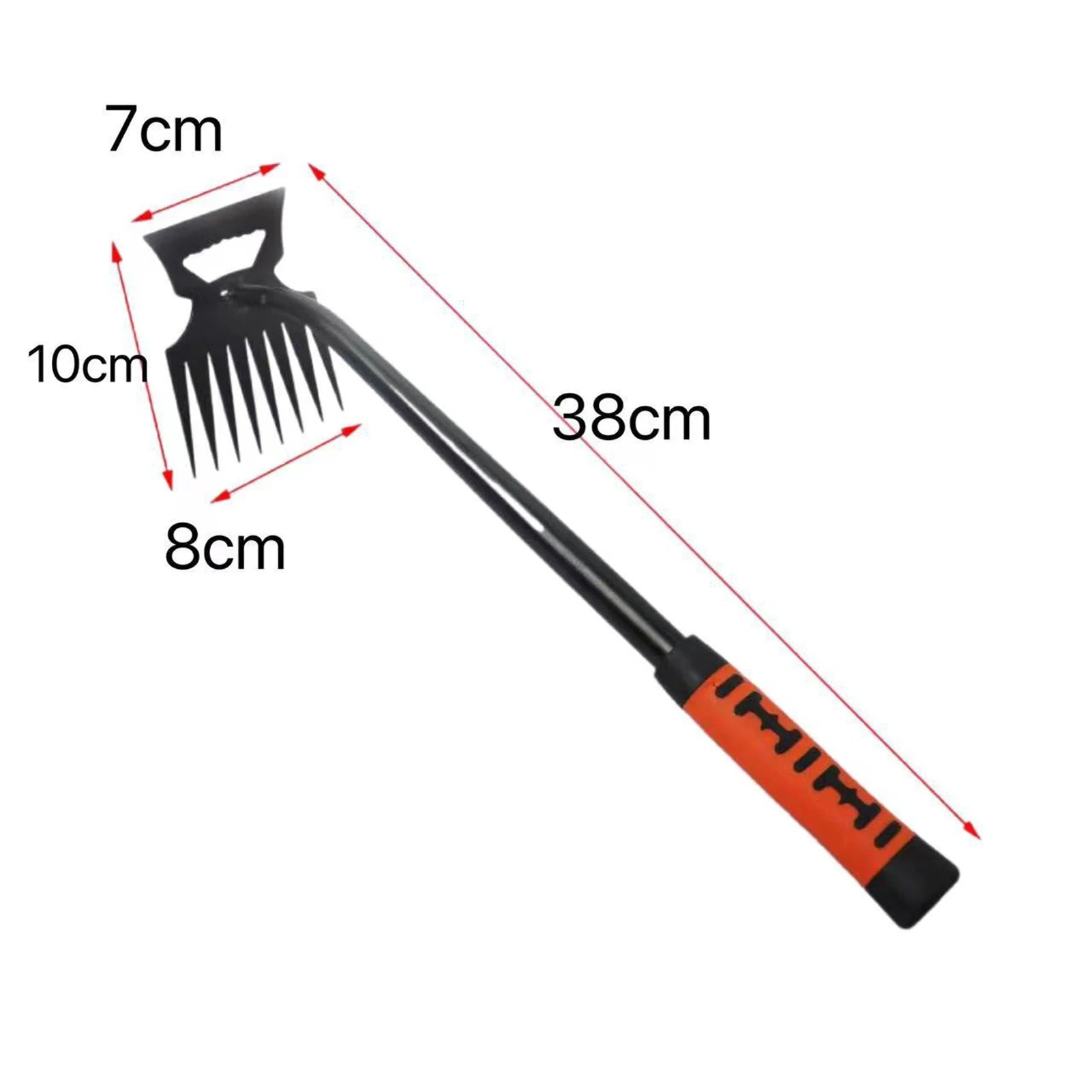 2-in-1 Metal Weed Cleaning Shovel & Garden Rake – Stainless Steel Tool