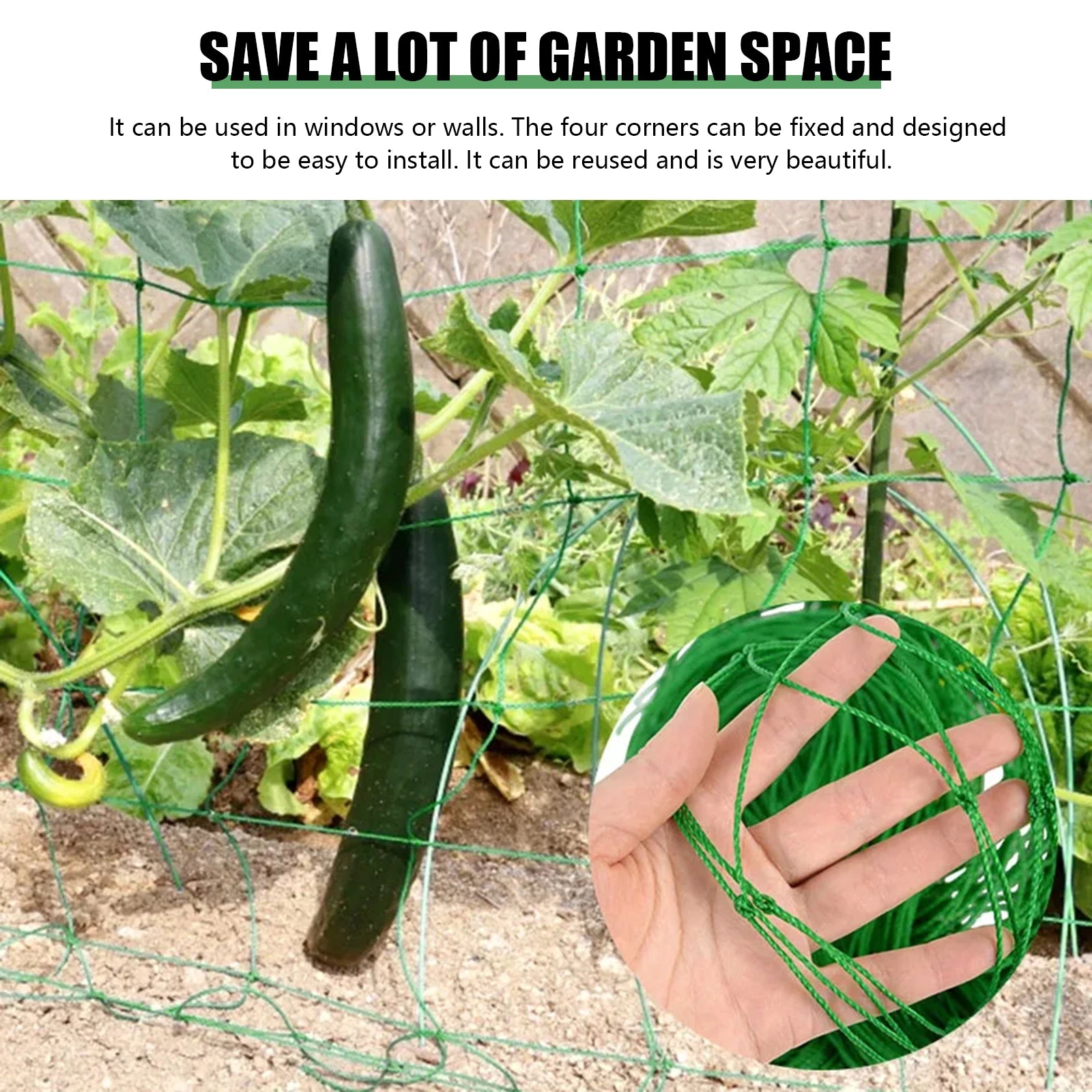 Garden Trellis Netting for Climbing Plants