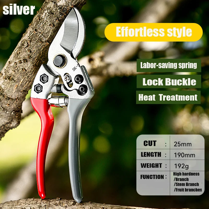 SK5 Steel Garden Hand Pruner – Orchard Tree Trimming Shears