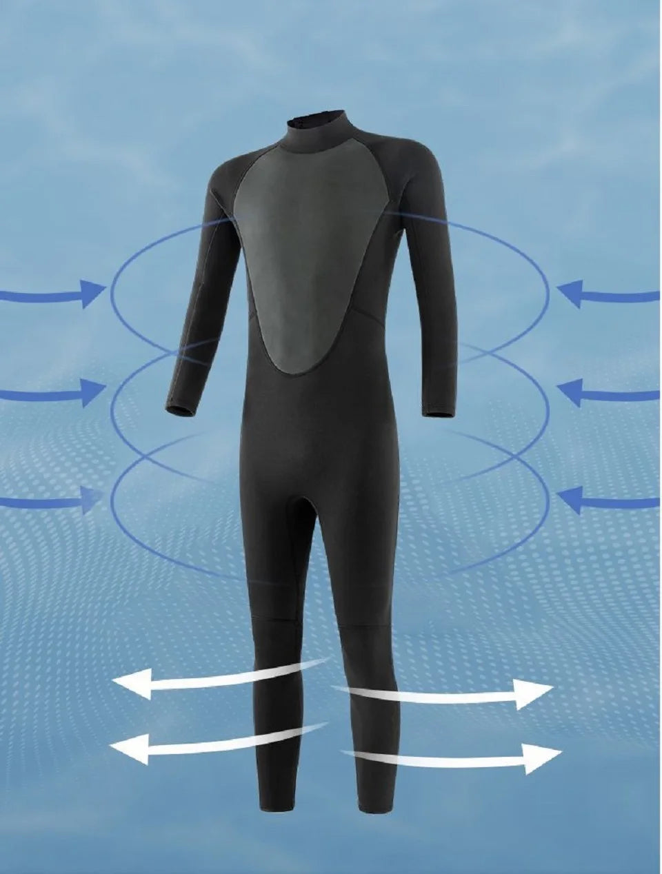 Neoprene Wetsuit for Water Sports