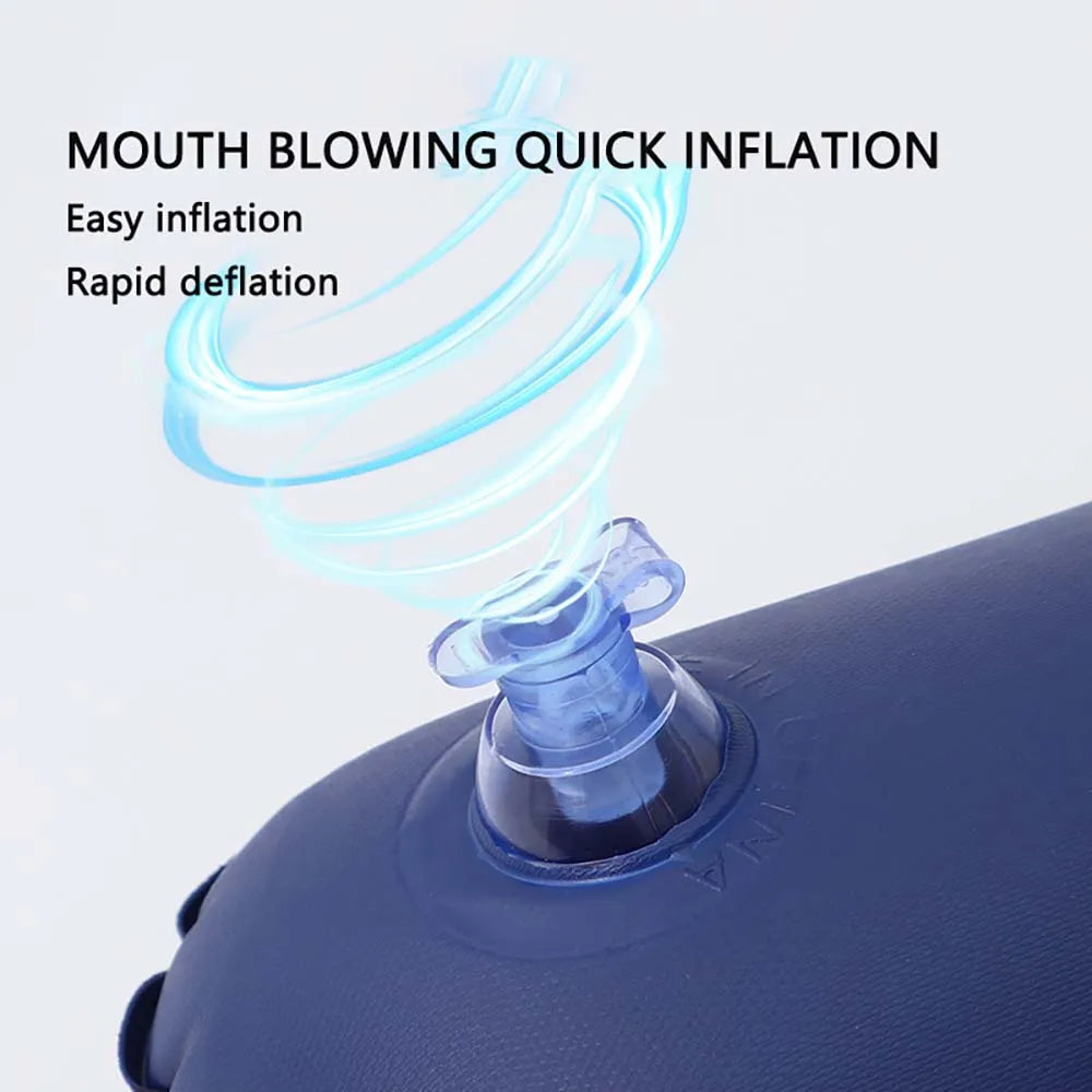 ARKA Inflatable Camping Pillow – Folding Air Cushion for Travel & Outdoor Use