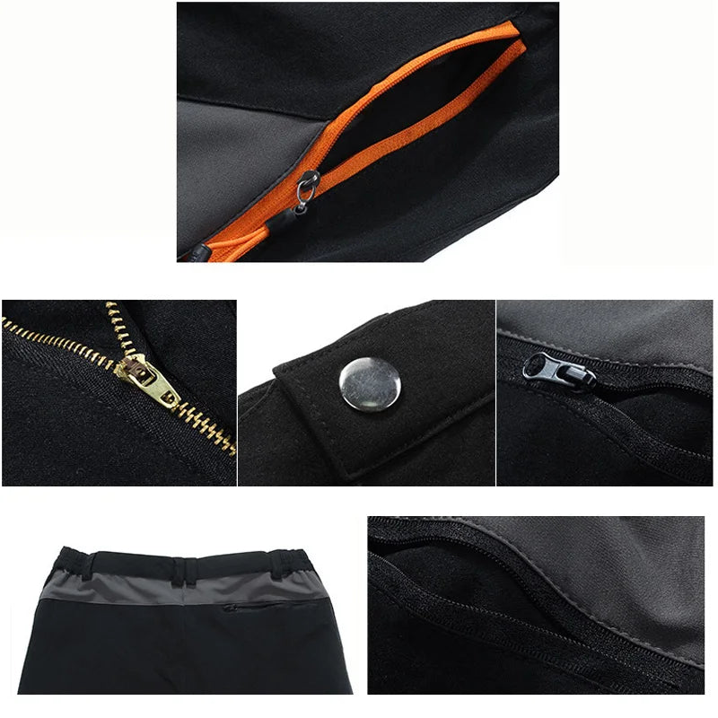 TRVLWEGO Men’s Hiking Pants – Quick Dry, UV-Proof Outdoor Camping Trousers