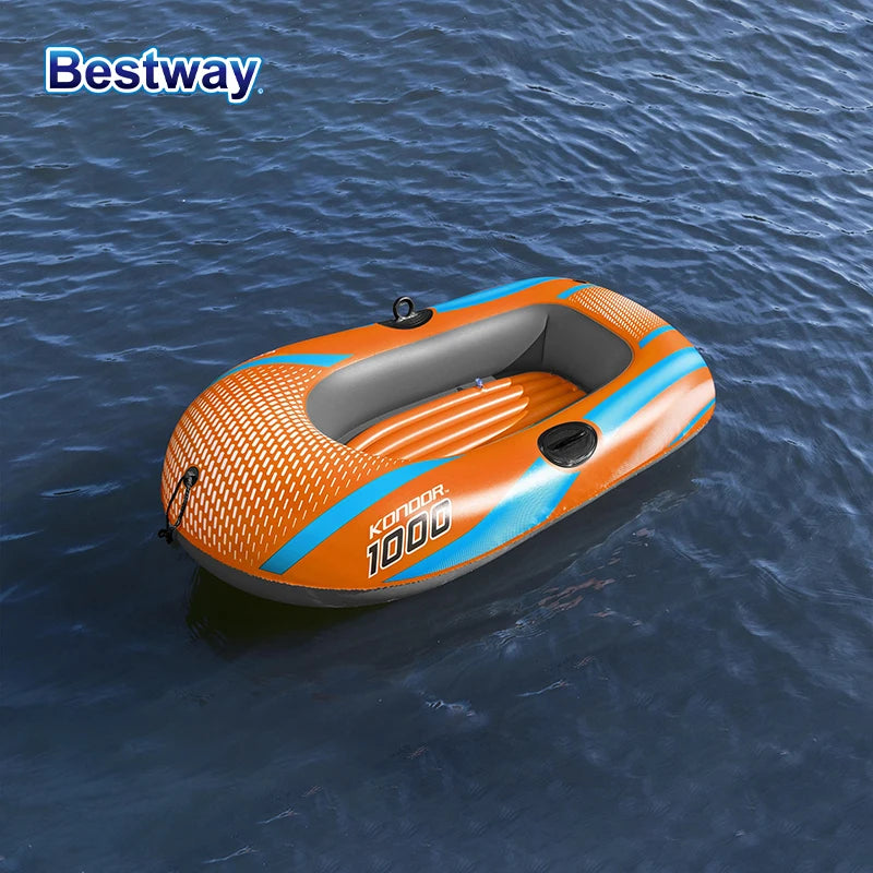 Bestway Inflatable Kayak – 1-3 Person Heavy Duty PVC Rafting Boat