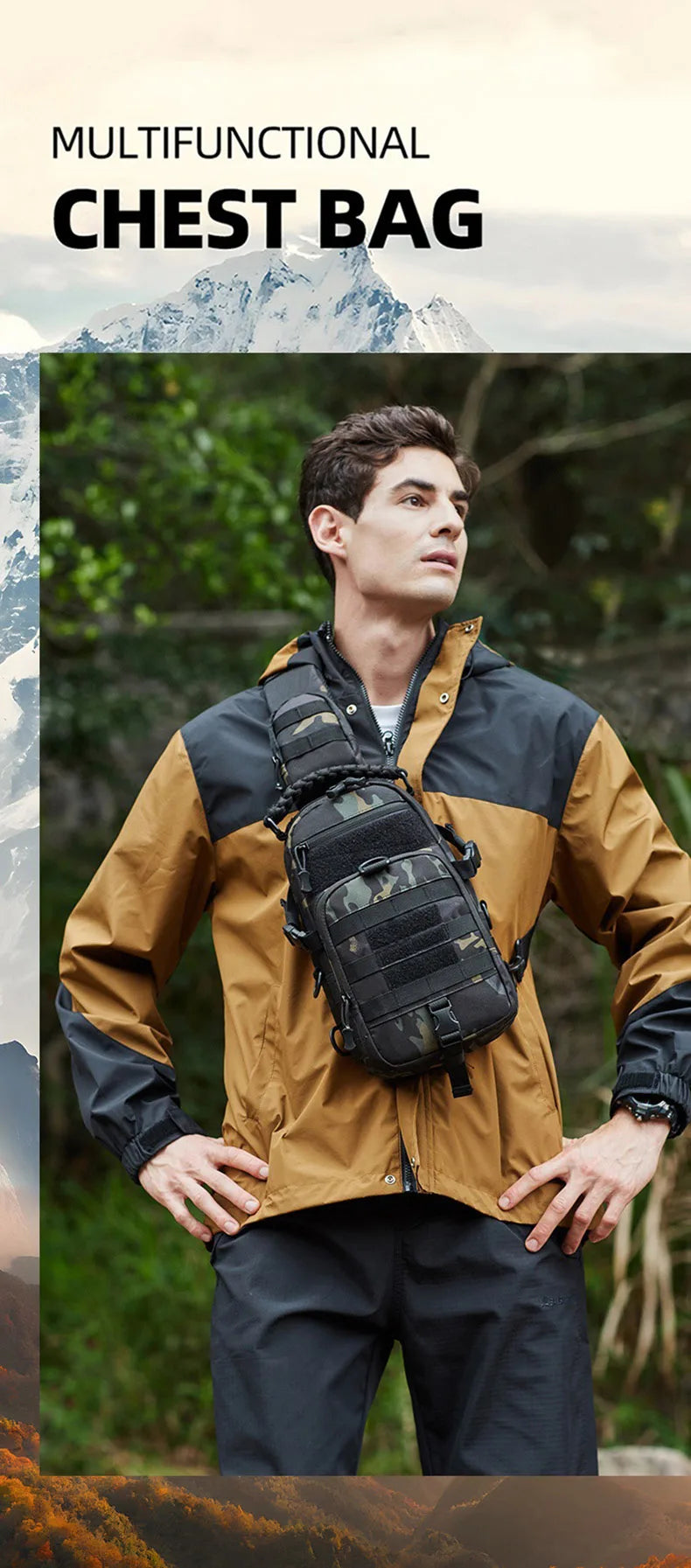 Men’s Tactical Chest Sling Bag