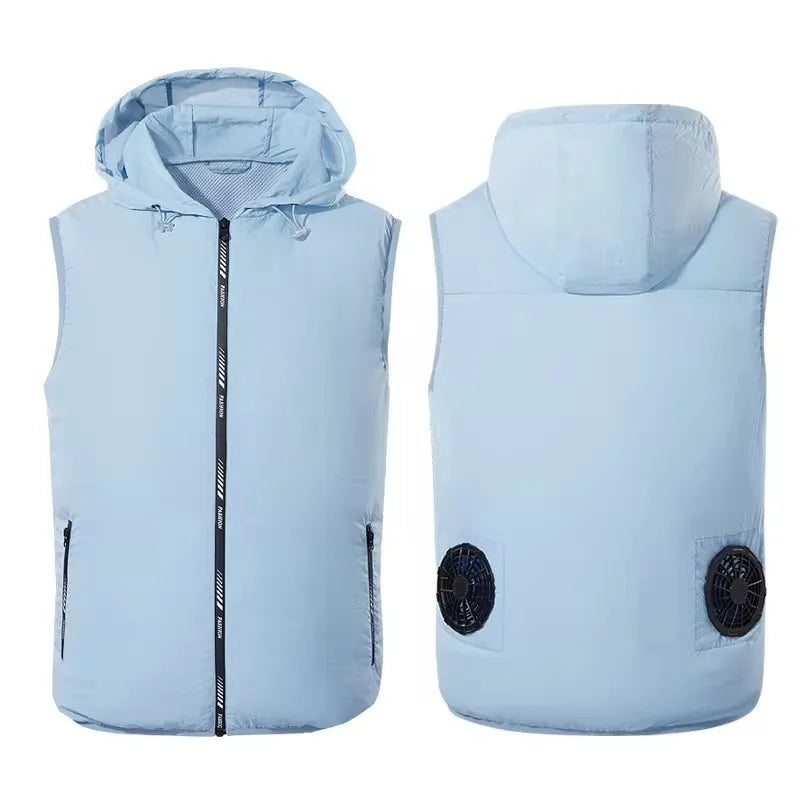 Cooling Fan Jacket – Ultralight Summer Outdoor Vest for Men & Women