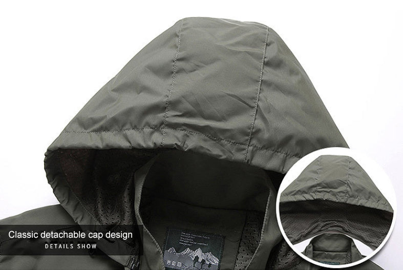 Men’s Tactical Waterproof Windbreaker