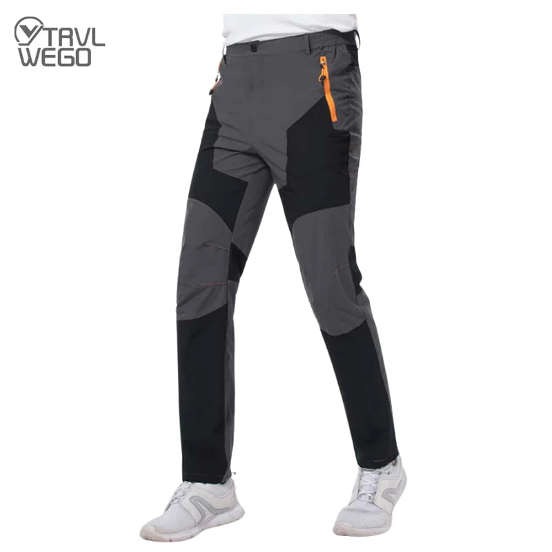 TRVLWEGO Men’s Hiking Pants – Quick Dry, UV-Proof Outdoor Camping Trousers