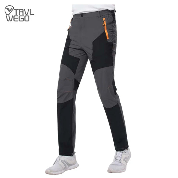 TRVLWEGO Men’s Hiking Pants – Quick Dry, UV-Proof Outdoor Camping Trousers