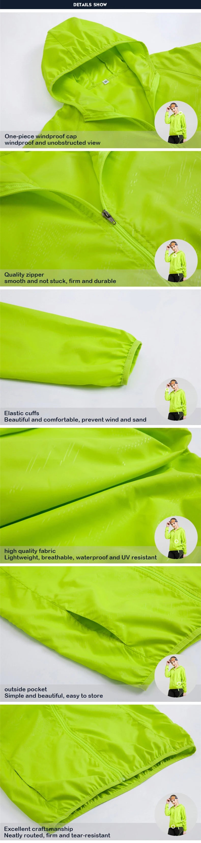 Unisex Waterproof Hiking Jacket
