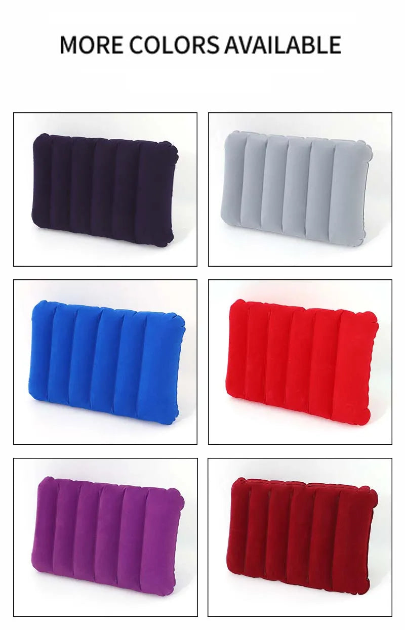 ARKA Inflatable Camping Pillow – Folding Air Cushion for Travel & Outdoor Use