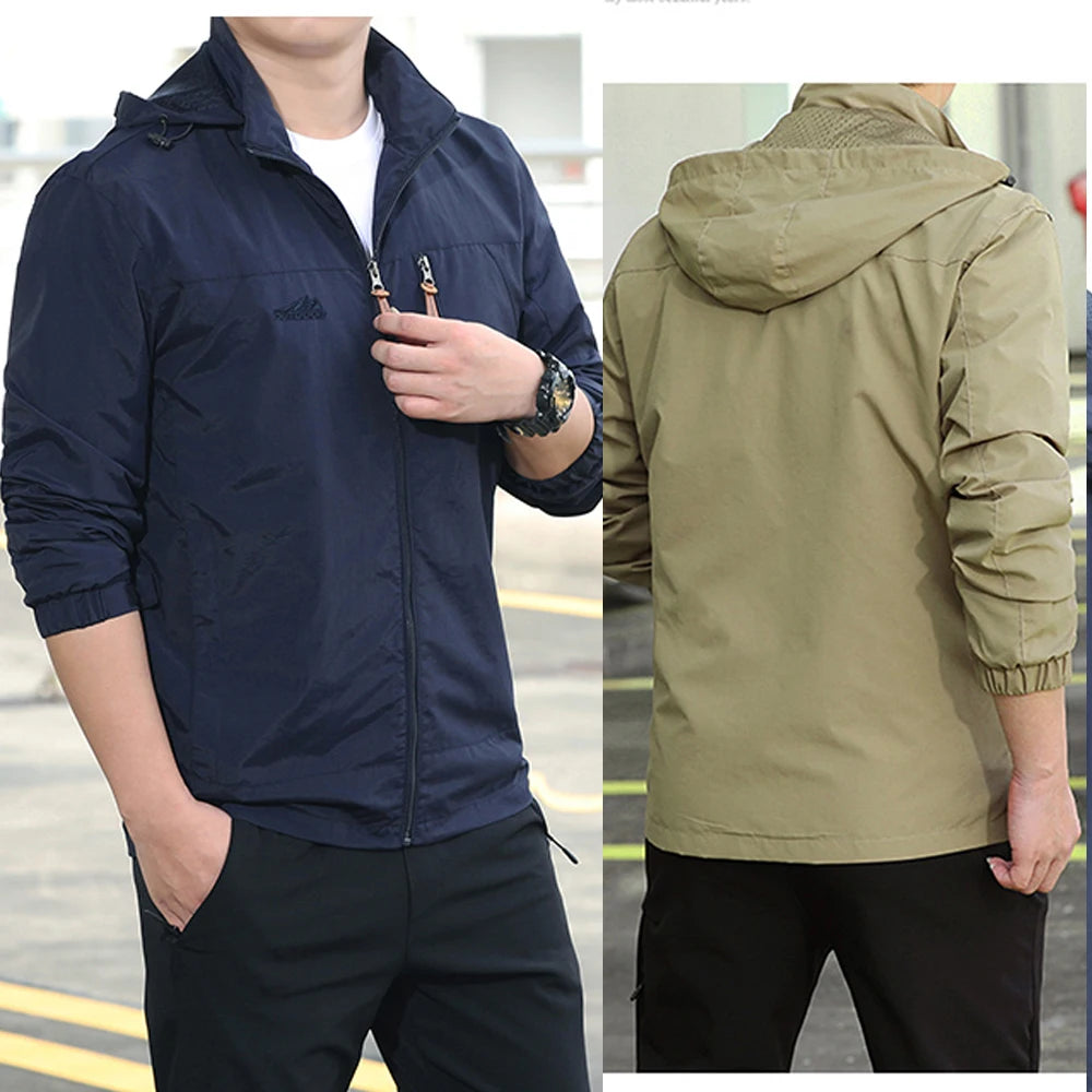 Men’s Tactical Waterproof Windbreaker