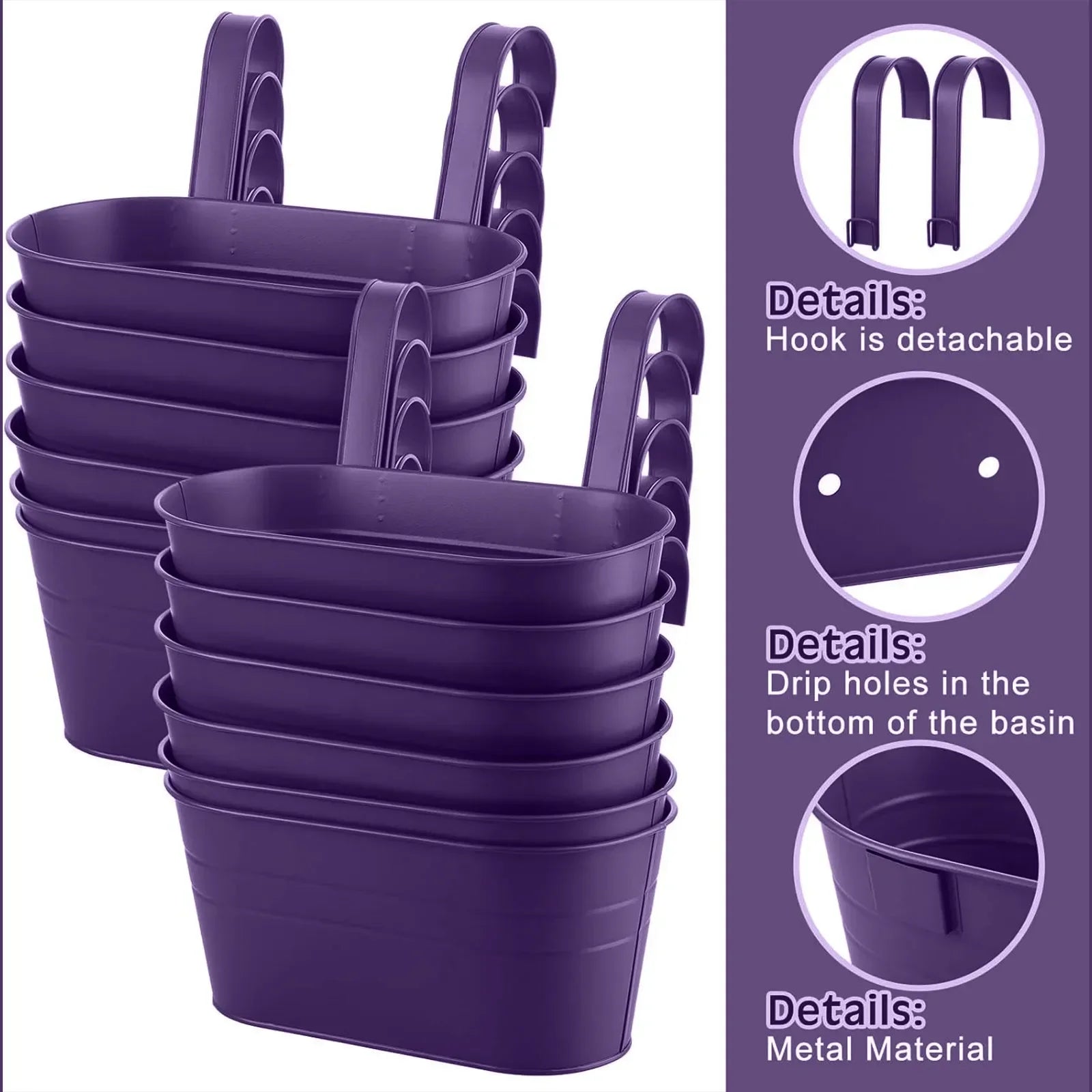 Metal Hanging Flower Pot