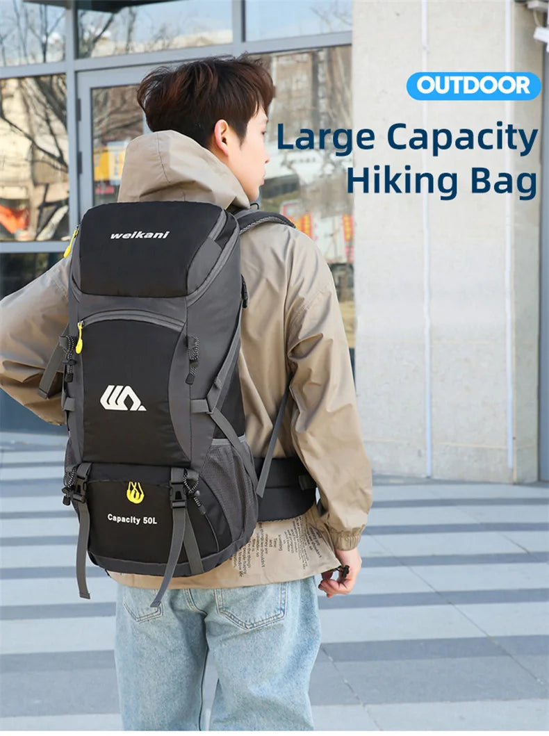 50L Waterproof Hiking Backpack