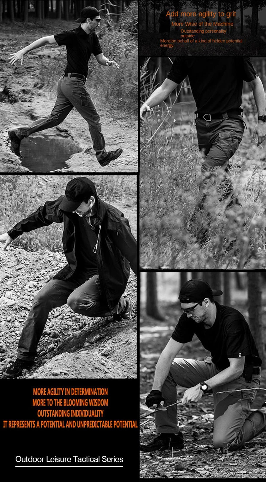 IX9 Tactical Pants – Men’s Multi-Pocket Outdoor Assault Cargo Trousers