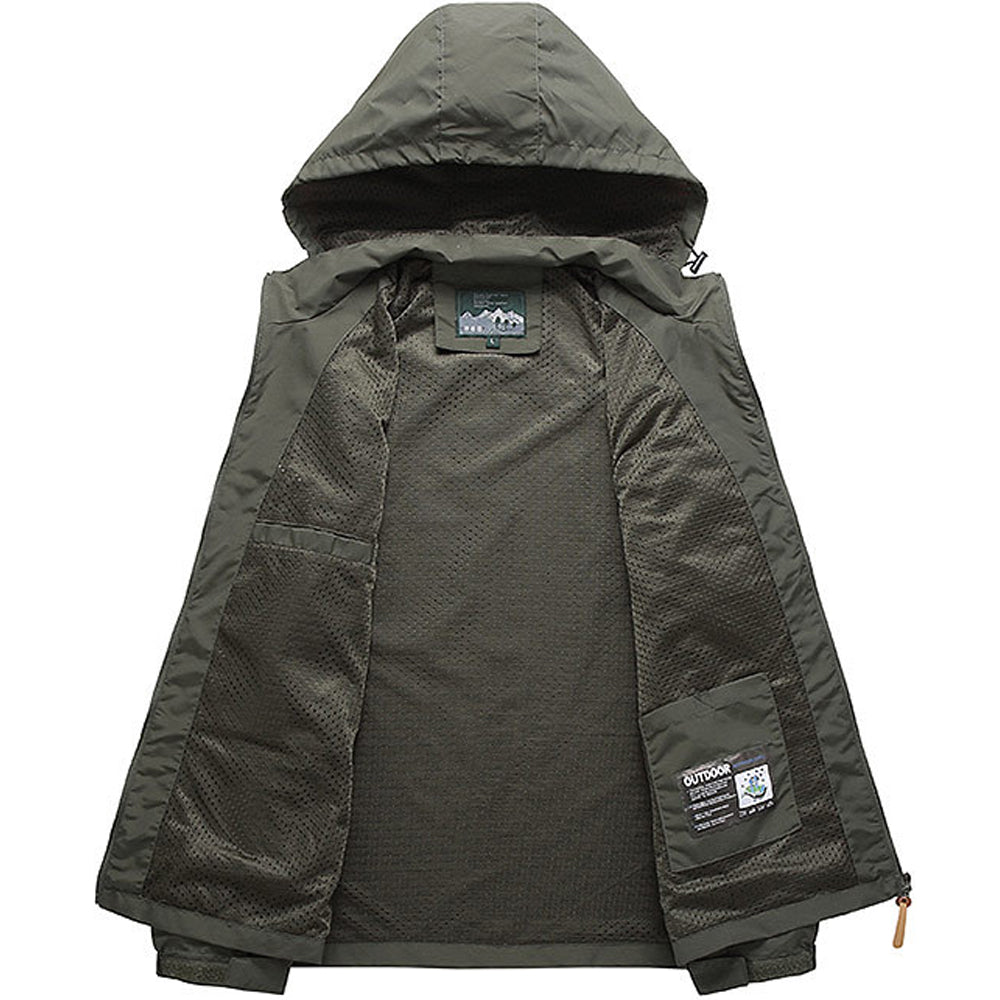 Men’s Tactical Waterproof Windbreaker