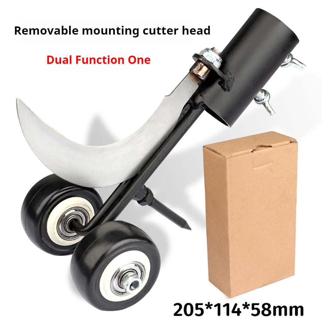 1pcs Stand-Up Manual Weed Puller with Wheels, Weed Hook, Roller Crack Weeder for Gardens, Lawns, Sidewalks, Driveways