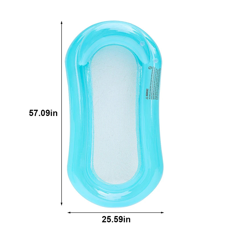 Rooxin Inflatable Water Hammock – Pool Float Bed & Beach Lounger Chair