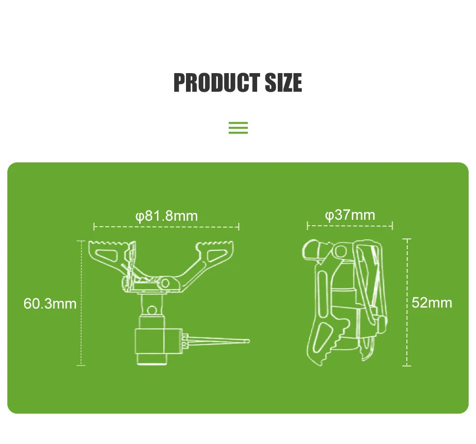 BRS Mini Titanium Camping Stove