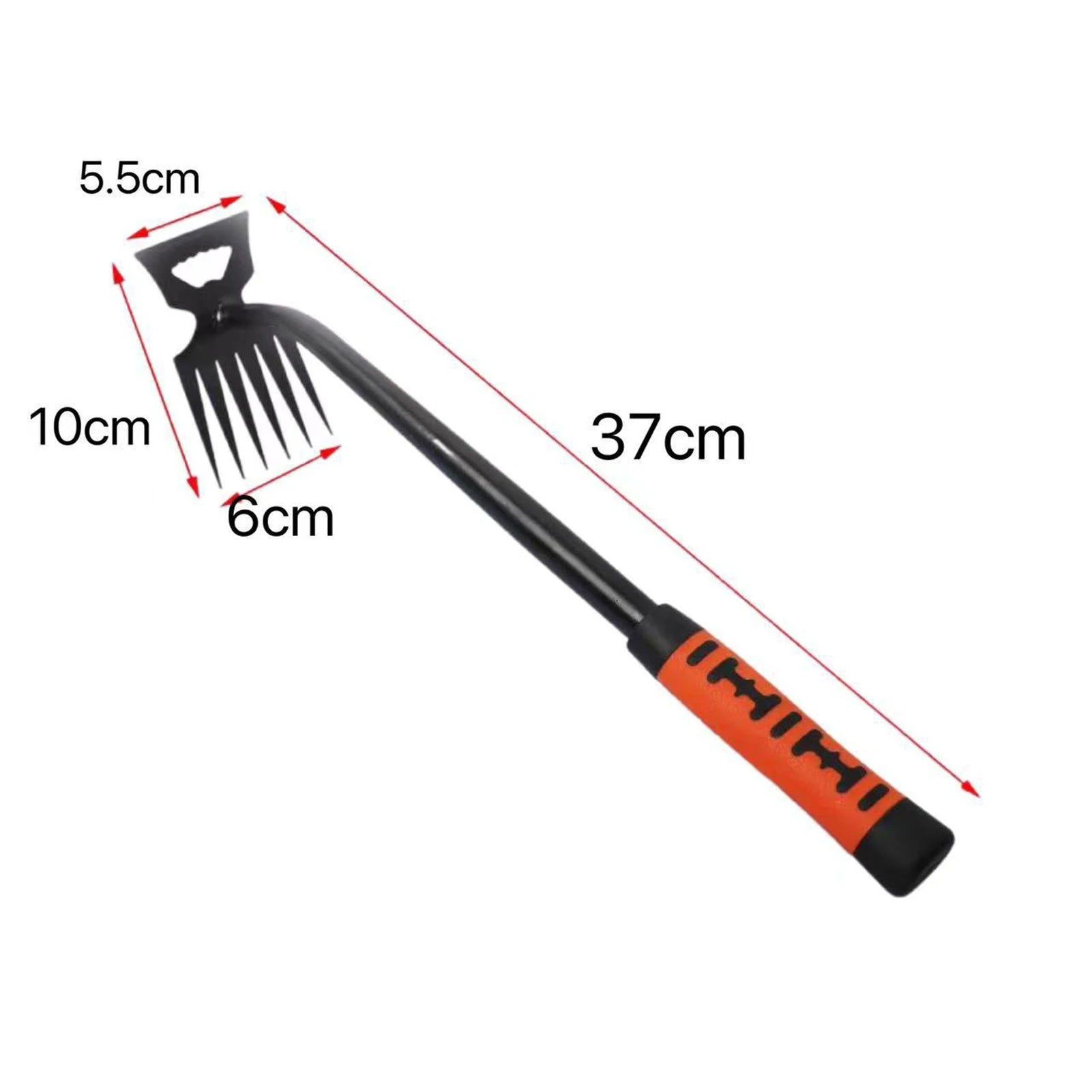 2-in-1 Metal Weed Cleaning Shovel & Garden Rake – Stainless Steel Tool