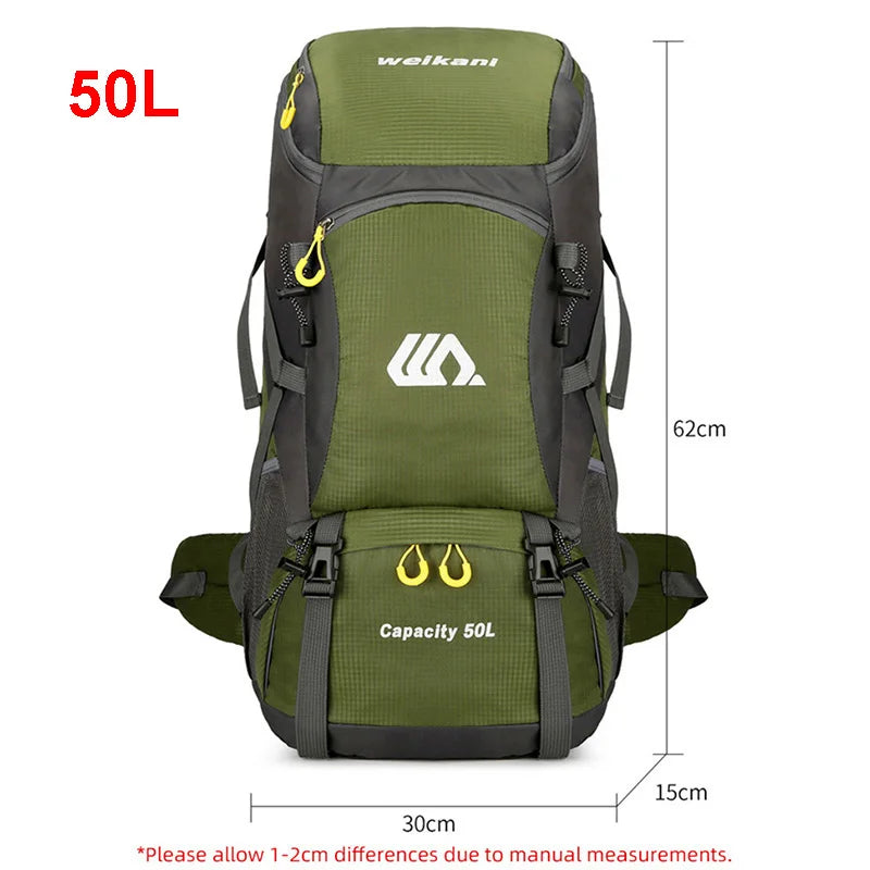 50L Waterproof Hiking Backpack