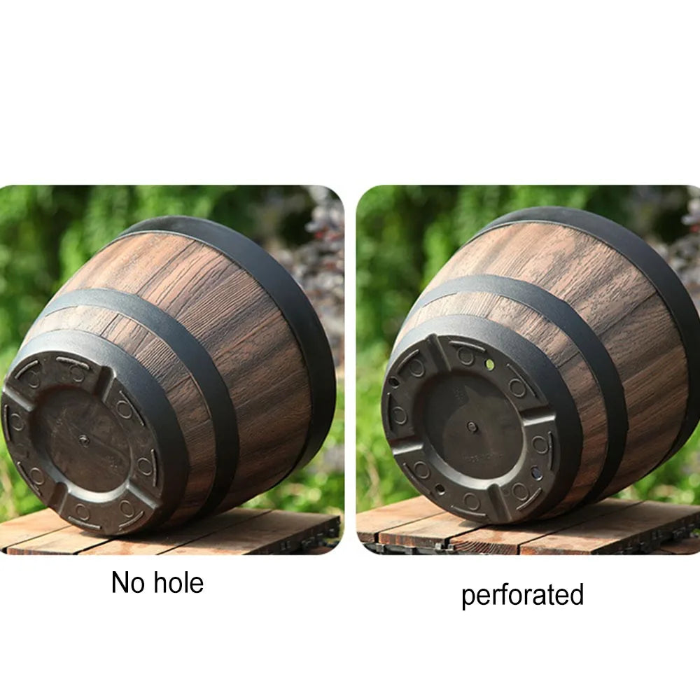 Large Retro Flower Pot