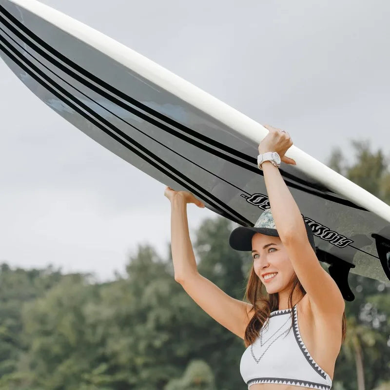 FLOWBOARD 6ft Foam Surfboard – Soft Top Surfboard with Fins & Leash