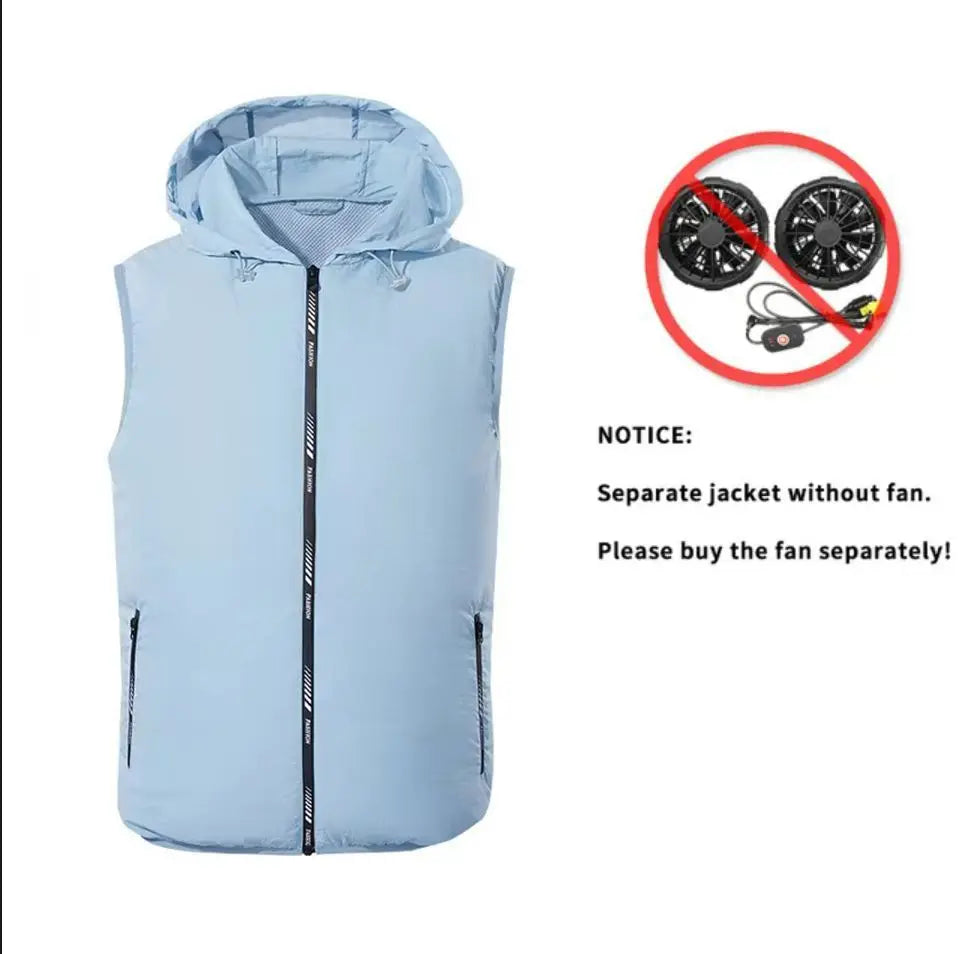 Cooling Fan Jacket – Ultralight Summer Outdoor Vest for Men & Women