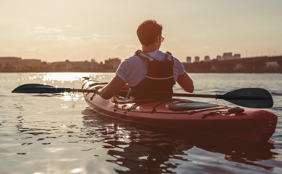 Adjustable Kayak Paddles – Heavy Duty Aluminum Alloy Oars (1 Pair)