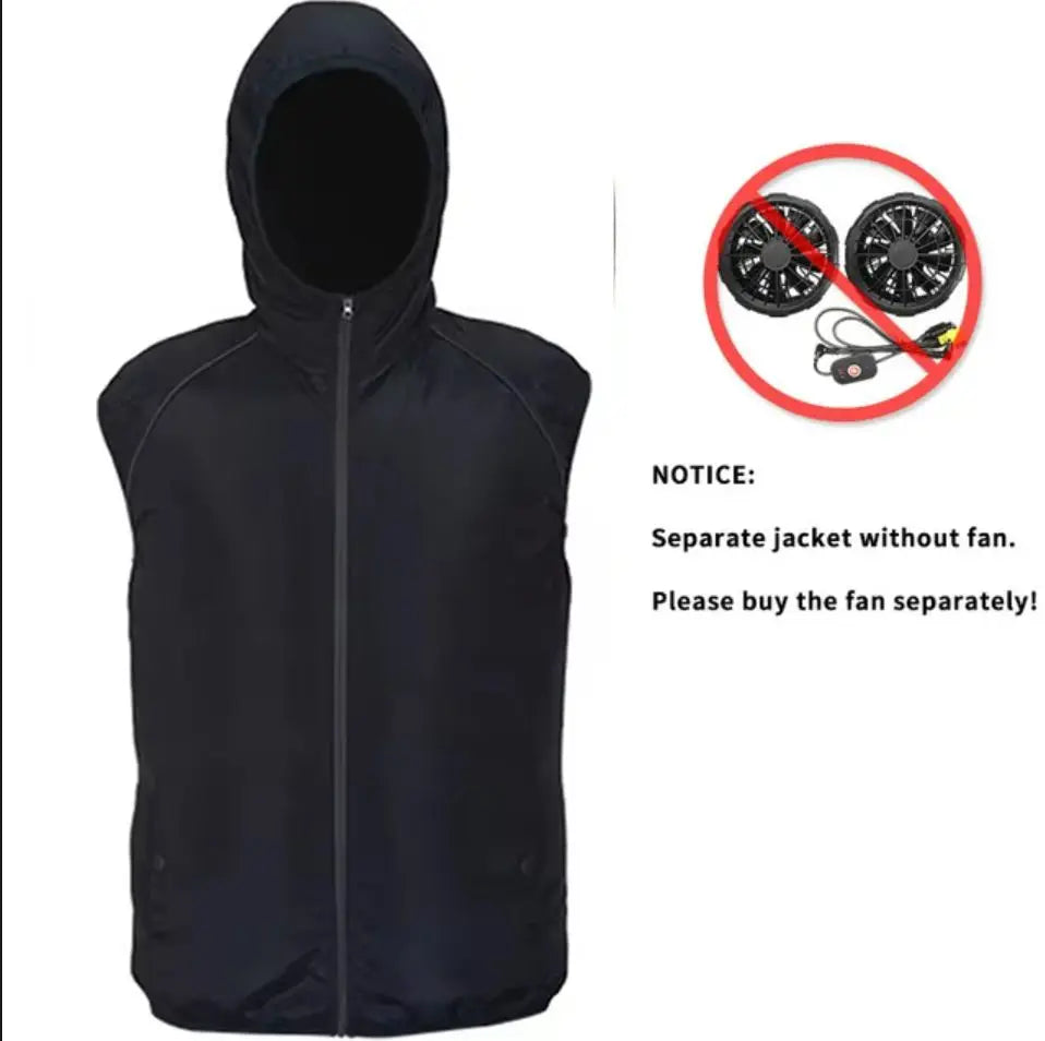 Cooling Fan Jacket – Ultralight Summer Outdoor Vest for Men & Women