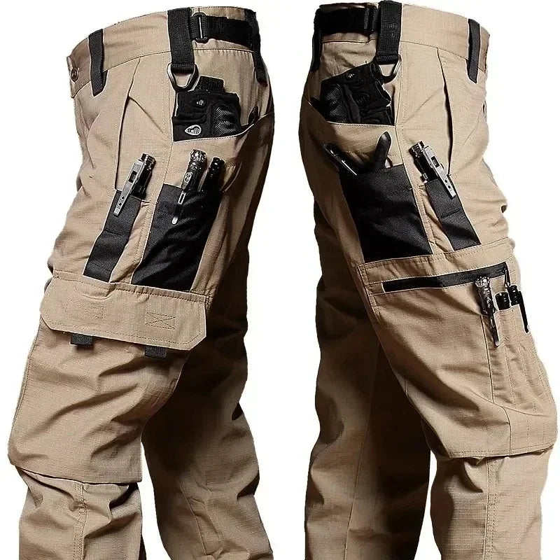 Men’s Tactical Work Pants – Waterproof Outdoor Cargo Trousers with Multi-Pockets
