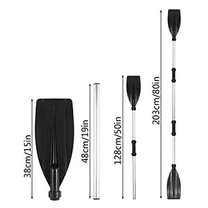 Adjustable Kayak Paddles – Heavy Duty Aluminum Alloy Oars (1 Pair)