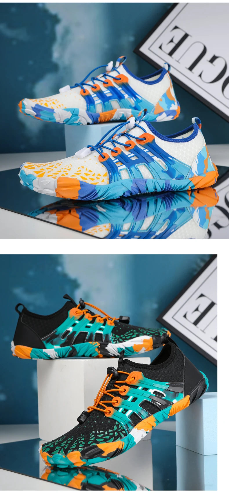 Five-Finger Aqua Shoes – Men & Women’s Water Sports & Hiking Shoes