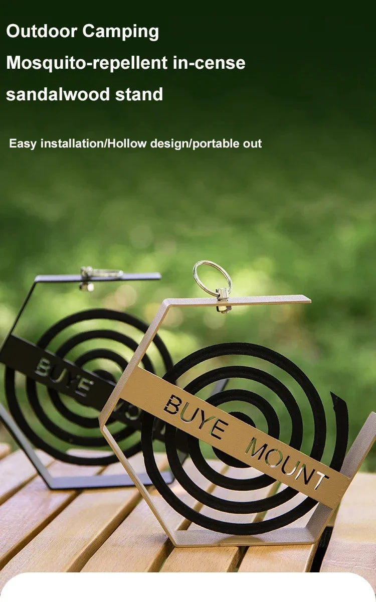 Outdoor Mosquito Coil Holder – Camping & Hiking Mosquito Coil Tray