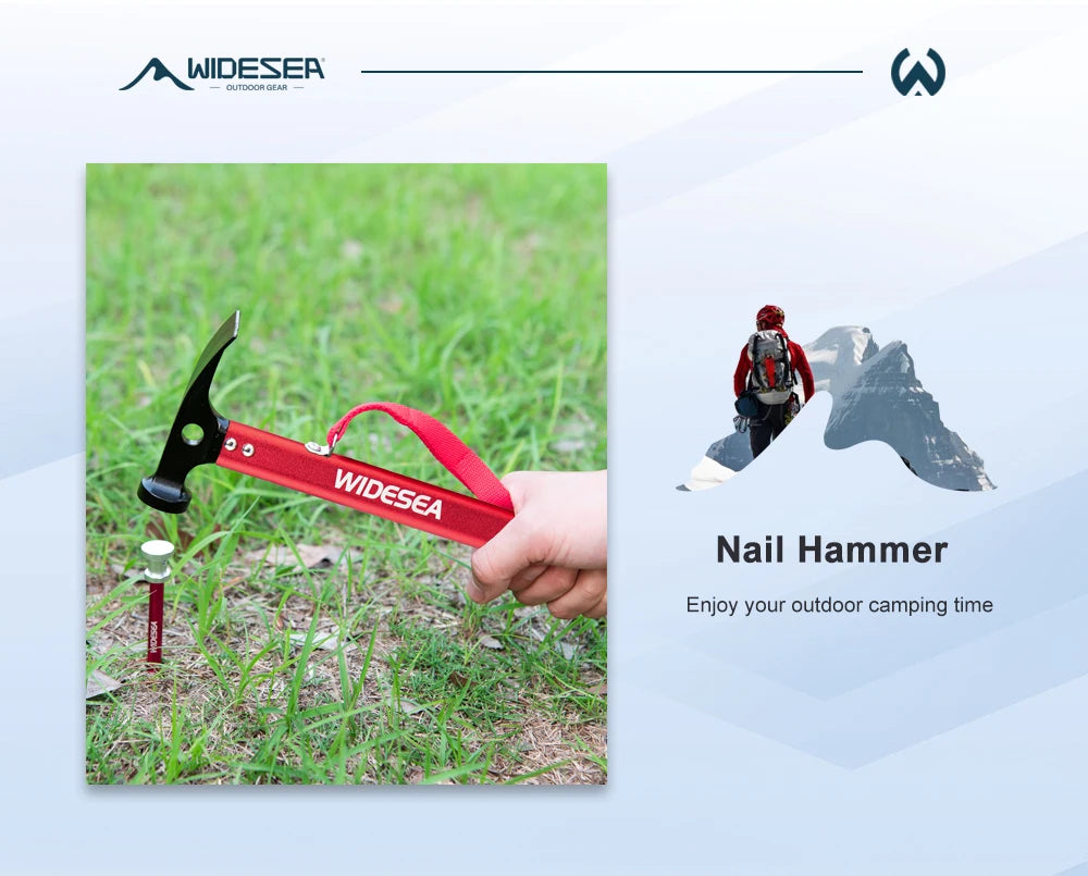Widesea Camping Hammer Stainless Steel