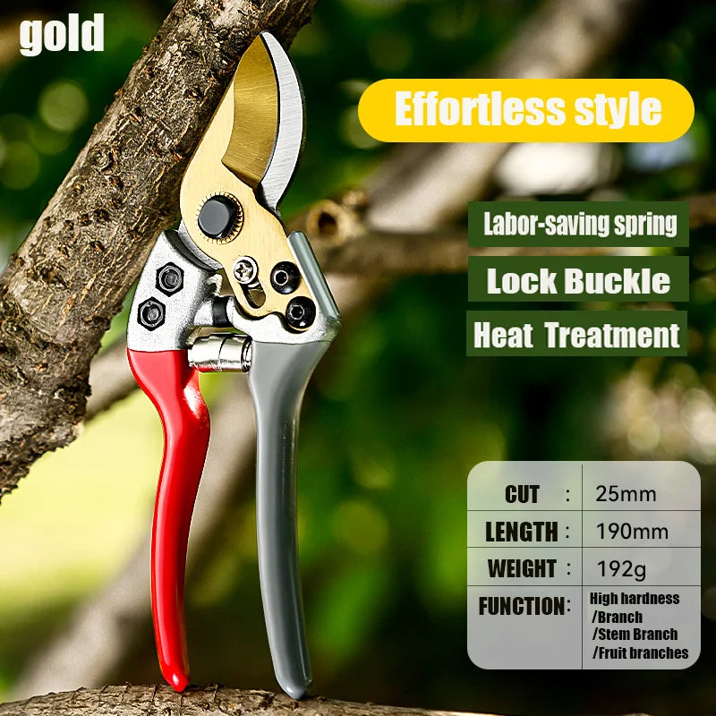 SK5 Steel Garden Hand Pruner – Orchard Tree Trimming Shears