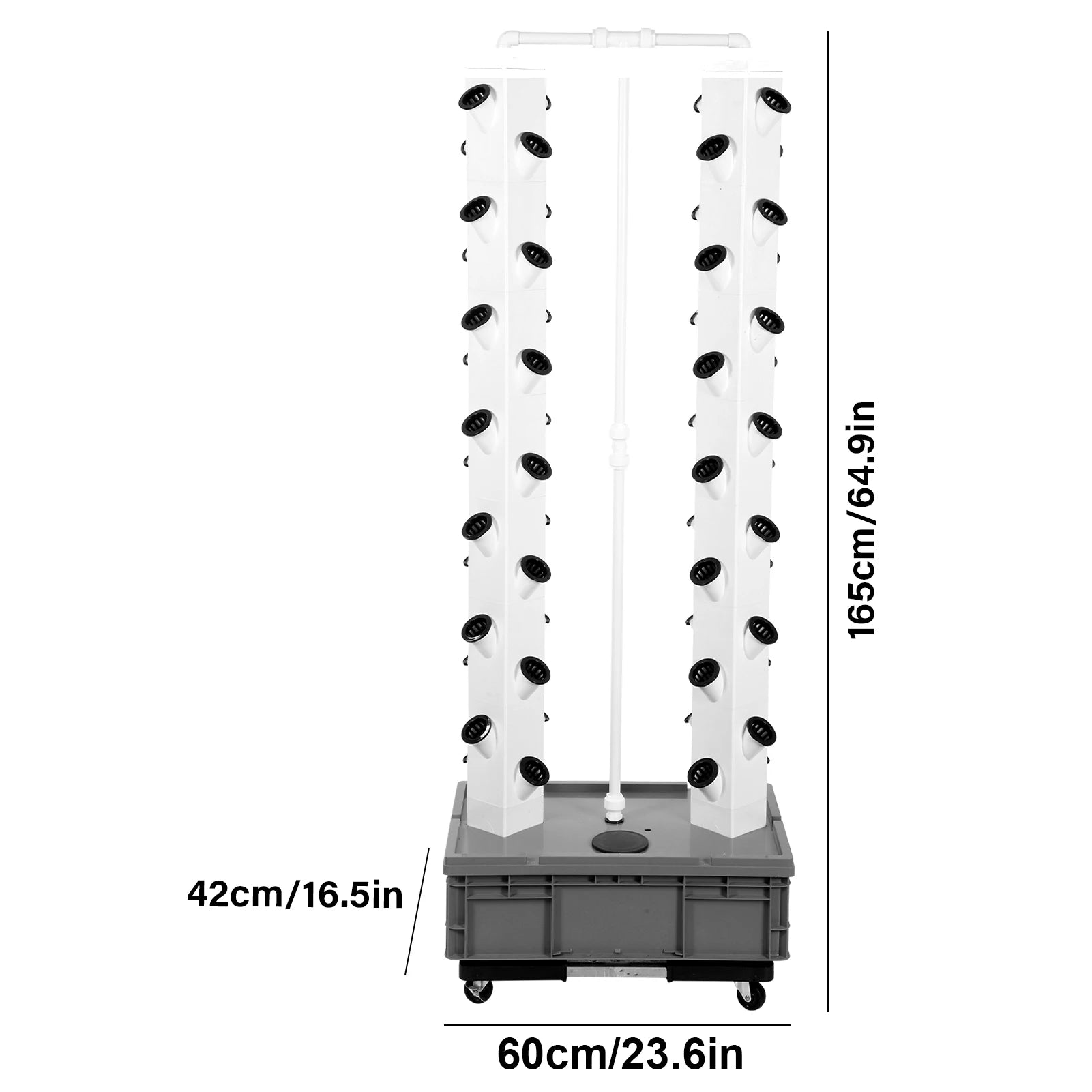 Vertical Hydroponic Garden Tower