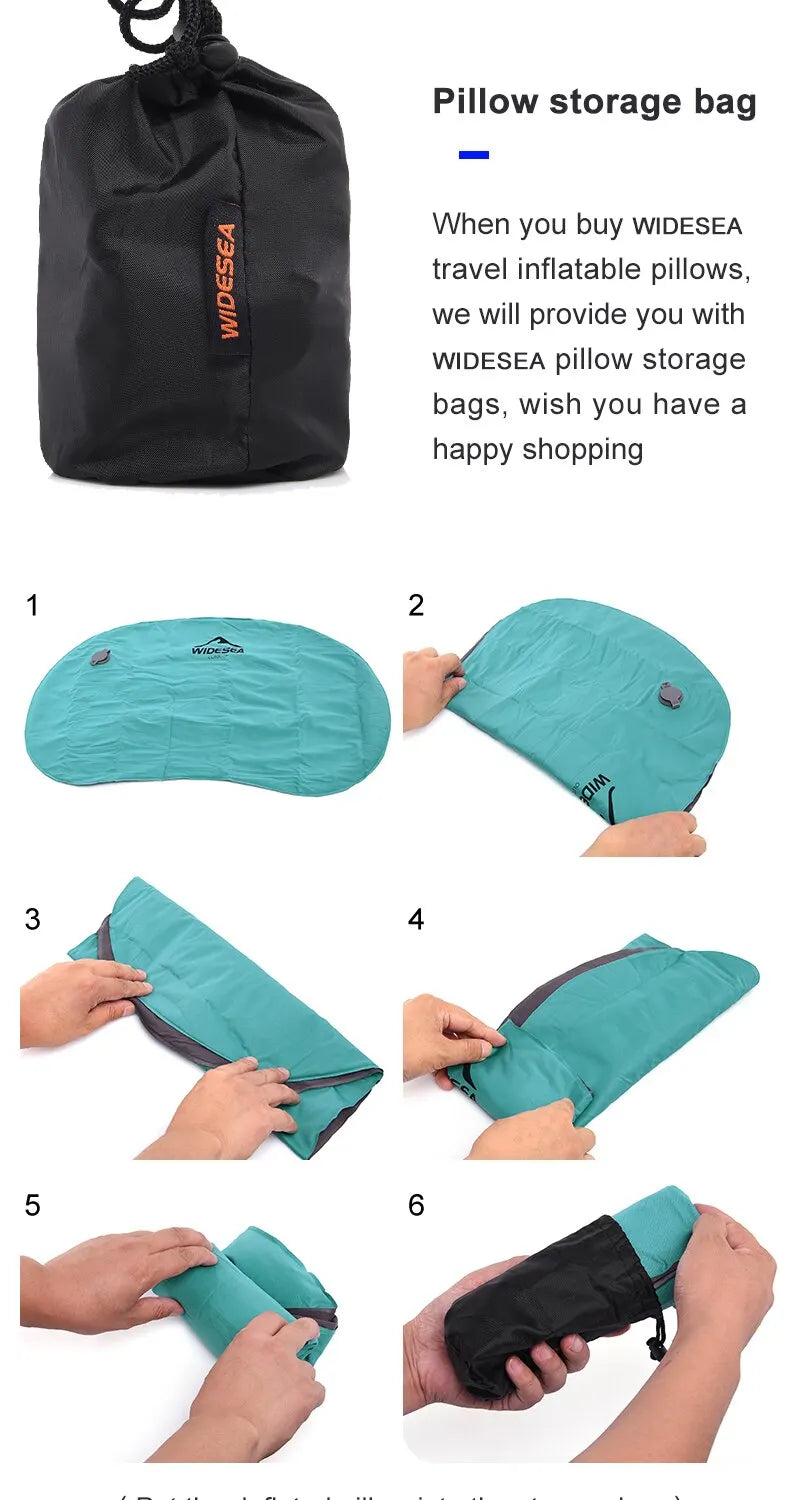 Portable Inflatable Camping Pillow